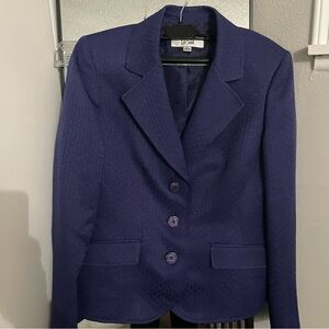 Le Suit Women’s Purple Blazer